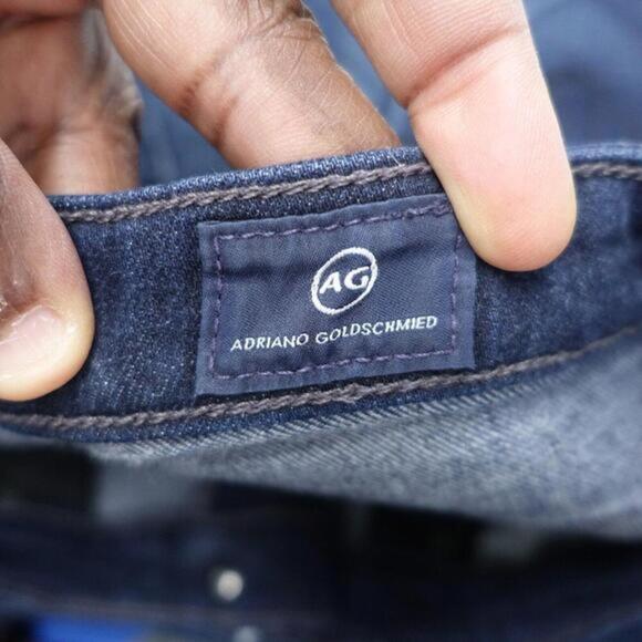 AG Adriano Goldschmied Jeans Women's 25 Blue Denim Mid-Rise Cigarette‎ Zip Fly - Picture 5 of 9